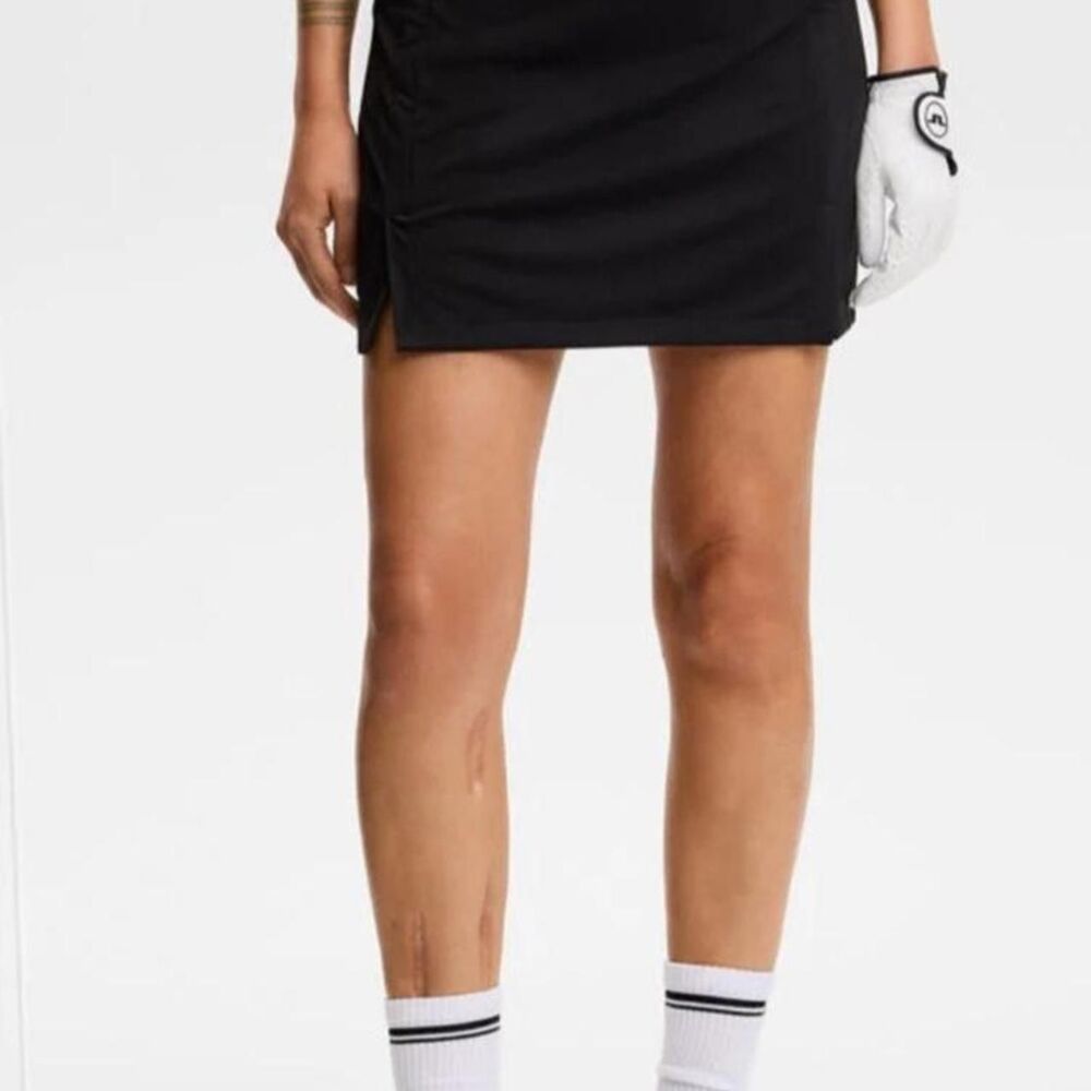 J. Lindeberg Amelie Golf Skort Small Black Athletic Tennis Skirt